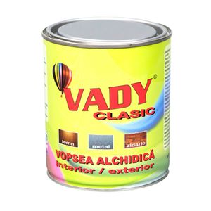 Vopsea alchidica Vady pentru interior si exterior, ocru satinat, 0.9 kg