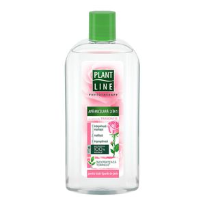 Apa micelara 3in1 cu extracte de trandafir Plant Line, 400 ml
