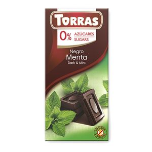 Ciocolata neagra cu menta Torras fara gluten