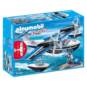 Set Playmobil Action Mountain Rescue - Hidroavionul politiei