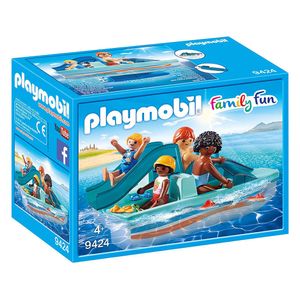 Set Playmobil Family Fun Vacation Home - Familie cu hidrobicicleta