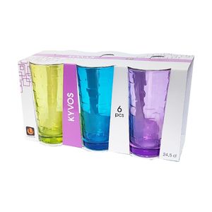 Set 6 pahare pentru apa Uniglass Kyvos 245ml