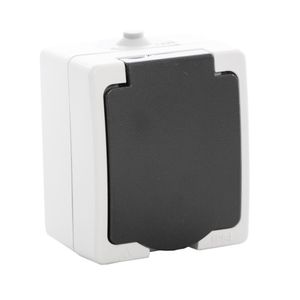 Priza cu capac Schuko, IP 54