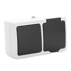Priza Schuko cu intrerupator IP 54, 230v
