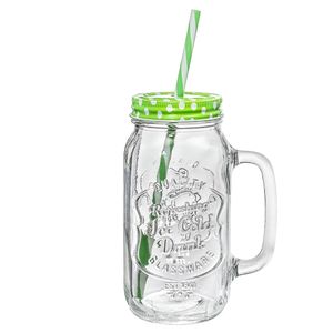 Carafa Oti cu capac si pai, 680 ml