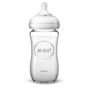 Biberon Avent natural sticla, capacitate 240 ml