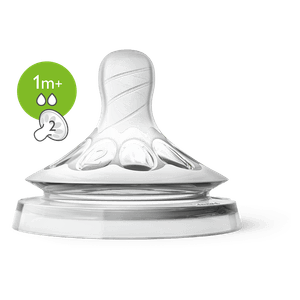Set de 2 tetine Avent natural, pentru 6 luni+