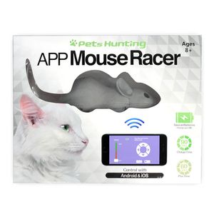 Jucarie interactiva pentru pisici Miau Miau - App Mouse Racer Android&iOS