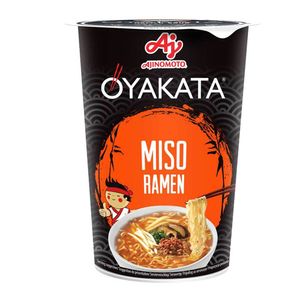 Supa instant cu taietei si aroma de pasta de soia Miso Oyakata, 66 g