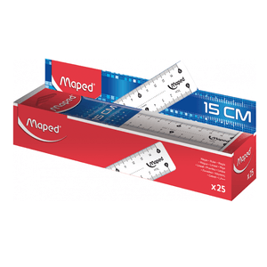 Rigla Maped Classic 15 cm dubla gradatie