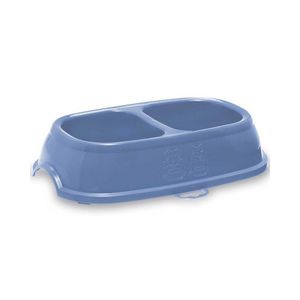 Castron SP din plastic dublu break, 8 l, pentru caini si pisici