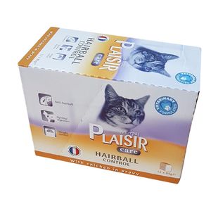 Hrana la plic Plaisir Care Hairball Controll pentru pisici, 85 g
