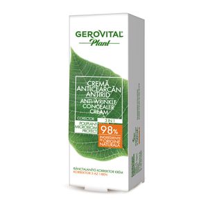 Crema 3in1 anticearcan antirid Gerovital Plant, 15ml