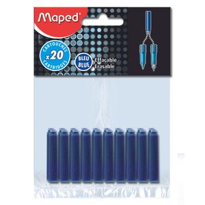 Set 20 patroane Maped cu cerneala albastra