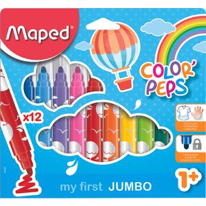 Set carioci Maped Color'peps Jumbo pachet 12 bucati