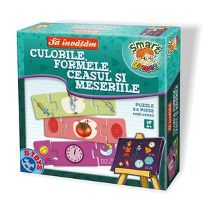 Joc educativ D-Toys - Sa invatam culorile, formele, ceasul si meseriile