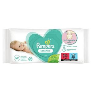 Servetele umede bebelusi Pampers Sensitive, 52 bucati