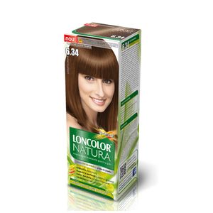 Vopsea permanenta par Loncolor Naturam, 6.34 Castaniu aluna