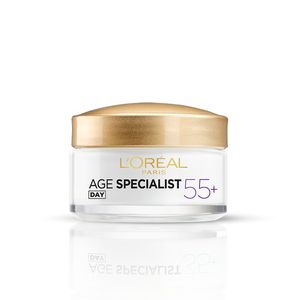 Crema antirid de fata pentru zi L'Oreal Paris Age Specialist 55+, 50 ml
