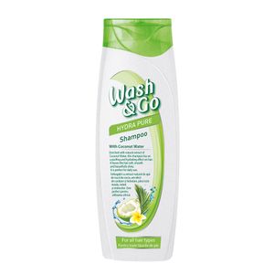 Sampon Wash&Go cu apa de cocos 400 ml