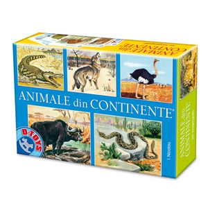 Joc colectiv D-Toys - Animale din continente
