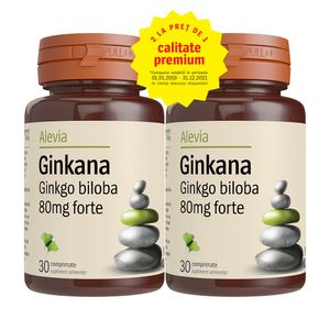 Ginkana ginkgo biloba 80mg 1+1 30 comprimate