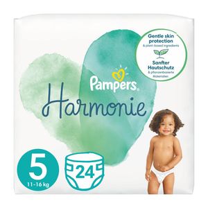 Scutece Pampers Harmonie, marimea 5, 11 - 16 kg, 24 de bucati