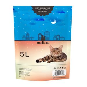 Asternut pentru pisici Mellow din silicatic, clasic, 5 l