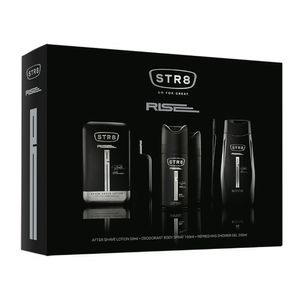 Set pentru cadou STR8 Rise: aftershave 50ml + deodorant 150ml + gel de dus 250ml