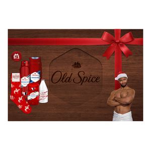 Set pentru cadou Old Spice Whitewater: deodorant spray 150ml, stick 50ml, gel de dus 250ml, aftershave 100ml, sosete