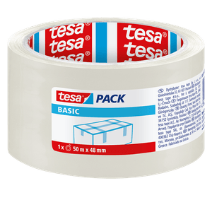 Banda Tesa transparenta pentru ambalare 50 x 48mm