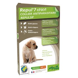 Zgarda Pilou antiparazitara puppy 60 cm