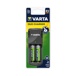 Pachet incarcator Varta cu 2 acumulatori AA Li-Ion 2100mAh