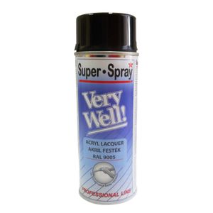Vopsea spray acrilica Very Well RAL9005 negru lucios 400ml