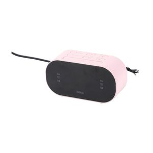Radio cu ceas digital Qilive, roz