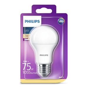 Bec LED Philips 75W A60 E27 WW 230V FR ND RF 1BC/6