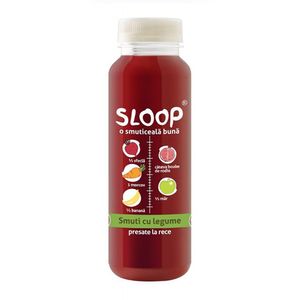 Suc smoothie de sfecla si rodii Sloop, 250ml