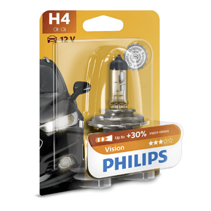 Bec far auto Philips Vision H4 12V 55W cu halogen