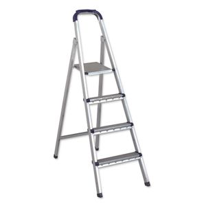 Scara metalica 3 trepte Zilan, 143 x 35 x 9 cm