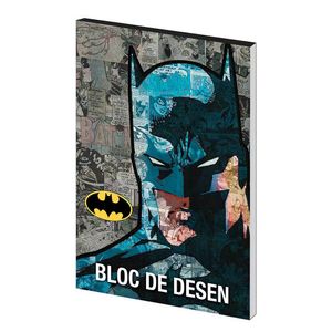 Bloc de desen Pigna cu 16 coli A4, model Batman