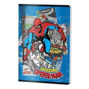 Caiet capsat Pigna cu 60 de file A4, dictando, model Spider-Man