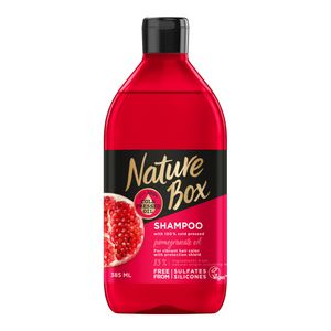 Sampon de par cu rodie Nature box, 385ml