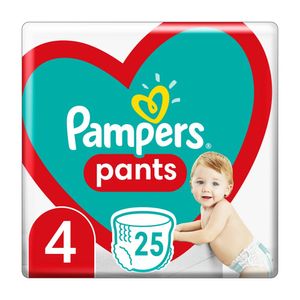 Scutece Pampers Pants Maxi, marimea 4, 9 - 15 kg, 25 bucati