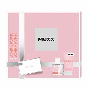 Set pentru cadou Mexx Whenever Wherever Woman: apa de toaleta 30ml, gel de dus 50ml