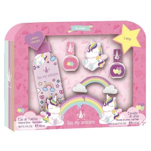 Set pentru cadou My Unicorn: apa de toaleta 150ml, breloc, kit manichiura