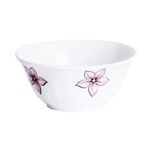 Bol din opal cu decoratiuni florale, 300 ml