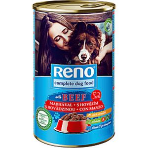 Hrana umeda pentru caini Reno cu vita 415 g