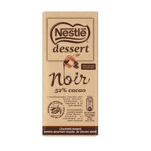 Ciocolata de menaj neagra, Nestle Dessert Noir, 205g