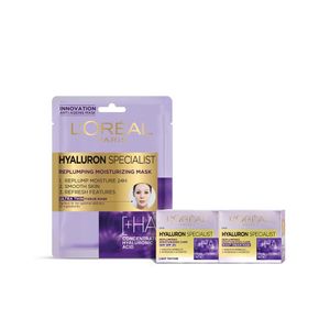 Servetel hidratant pentru volumul tenului cu efect antirid L'Oreal Paris Hyaluron, 30g