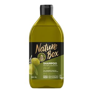 Sampon din ulei de masline Nature Box, 385ml